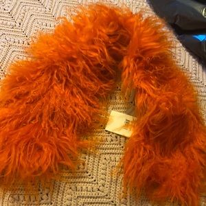 Tibetan fur collar or scarf